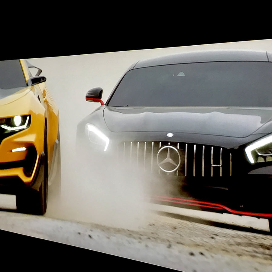 High contrast projector screen paint for any surface area