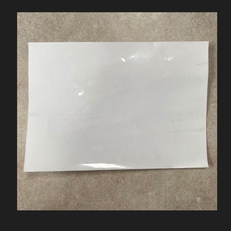 Self adhesive whiteboard film clear sample