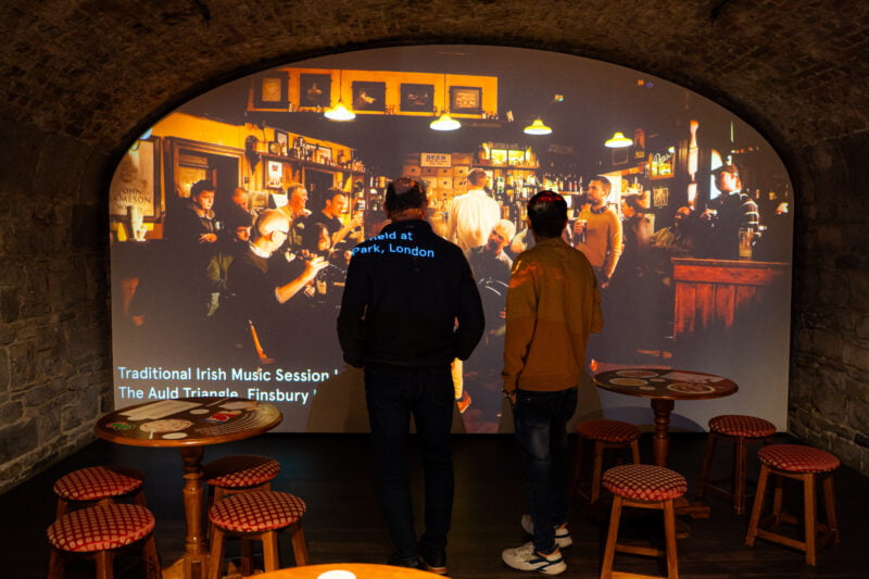 Ultra High Contrast Projector Screen Paint at EPIC Museum - Projection Mapping