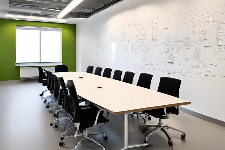 whiteboard walls for architect and designers office